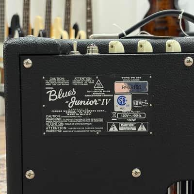 Fender Blues Junior IV Tube Guitar Combo - 15 Watts, Black, Used image 6