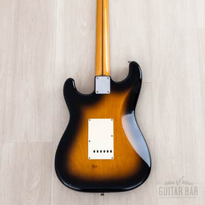 1991 Fender '54 Stratocaster ST54-900 Sunburst Lacquer w/ American Vintage Pickups & Case, Japan MIJ Fujigen image 3