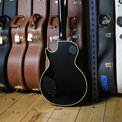 1982 Greco Mint Collection EGC57-60 Super Real Custom - Ebony - Les Paul Custom – Screamin’ PAFs, MIJ FujiGen, Super Real image 6