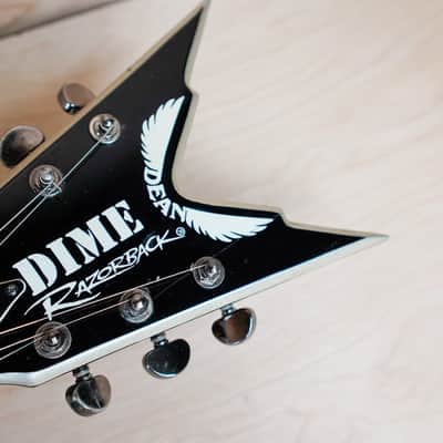 Dean Dime Razorback V 255 2007 Black EMG Pickups FR w/ Bag image 6