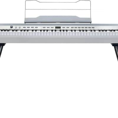 Kurzweil Ka P1 88-Key Weighted Hammer Action Digital Piano with 28 flagship Voices + Power Supply + Sustain Pedal White Finish and Wooden Keys image 6