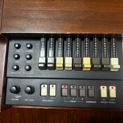 KORG CX-3 VINTAGE ORIGINAL Hammond Sound Drawbars Organ CX3 FIRST MODEL w/ legs image 5