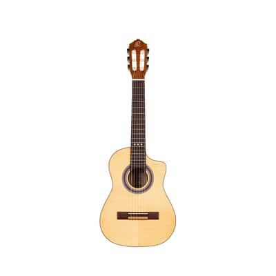Ortega Requinto Series Pro Solid Top Nylon String Guitar w/ Bag image 2