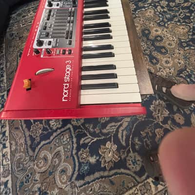 Nord Stage 3 HP76 Hammer Action Portable 76-Key Digital Piano 2017 - Present - Red image 2