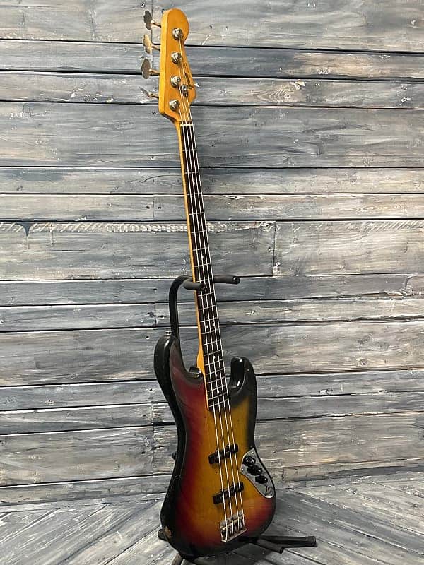 Used Greco JB 800 Japanese made 4 String Electric Bass with Gig