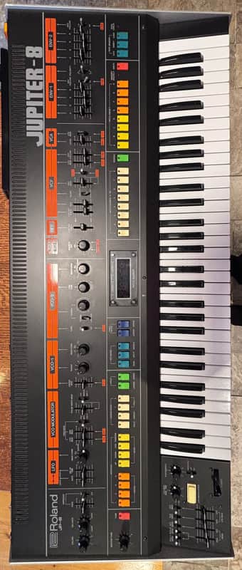 Roland Jupiter-8 61-Key Synthesizer 1981 - 1985 - Black image 1