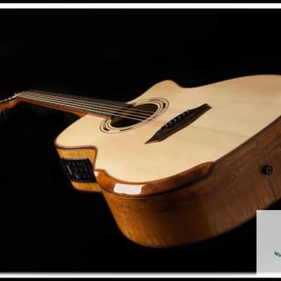 Washburn Comfort Series WCG66SCE-O, Solid Cedar Top, Spalted Maple Back, Sides, New, Free Shipping image 8