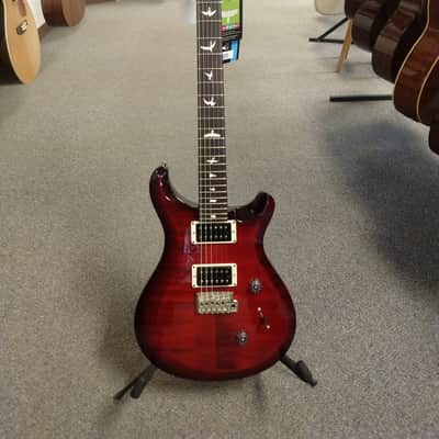 New PRS Paul Reed Smith S2 Custom 24 Fire Red Burst with PRS Signature Gigbag image 2