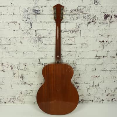 Vintage 1950s Harmony Patrician H1407 Natural Archtop Acoustic Guitar image 7