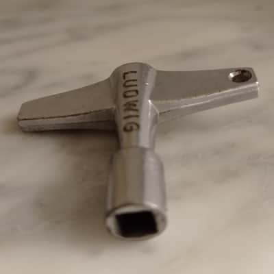 Ludwig Vintage classic drum key 70s-80s - Chrome image 4