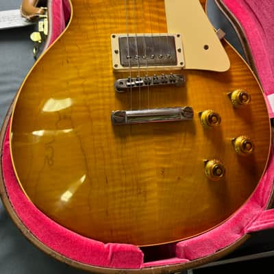 Gibson Custom Shop 60th Anniversary 1960 re-issue Les Paul 2021 - #001827 Antiquity Burst image 2