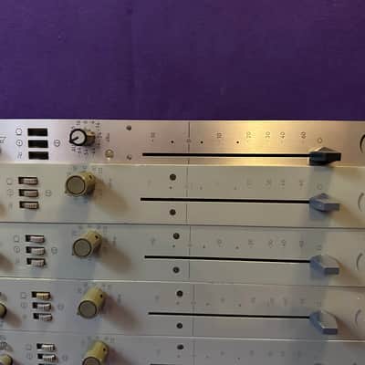 Ultra-rare! 4x vintage RFT RFZ KV Channelstrip East German V676! Fully discrete, transformer balanced, insane 80dB Gain for ribbons! MV810 successor! image 6