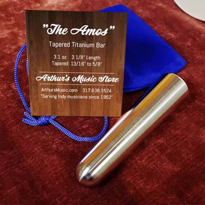 Arthur's Music "The Amos" - Tapered Titanium Steel Guitar Tone Bar image 3
