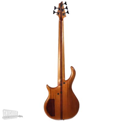 Warrior Custom Five String Bass Natural image 2