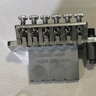 1990's Jackson Performer Guitars JT-500 Chrome Licensed Floyd Rose Tremolo Guitar Bridge Vibrato & Arm image 6