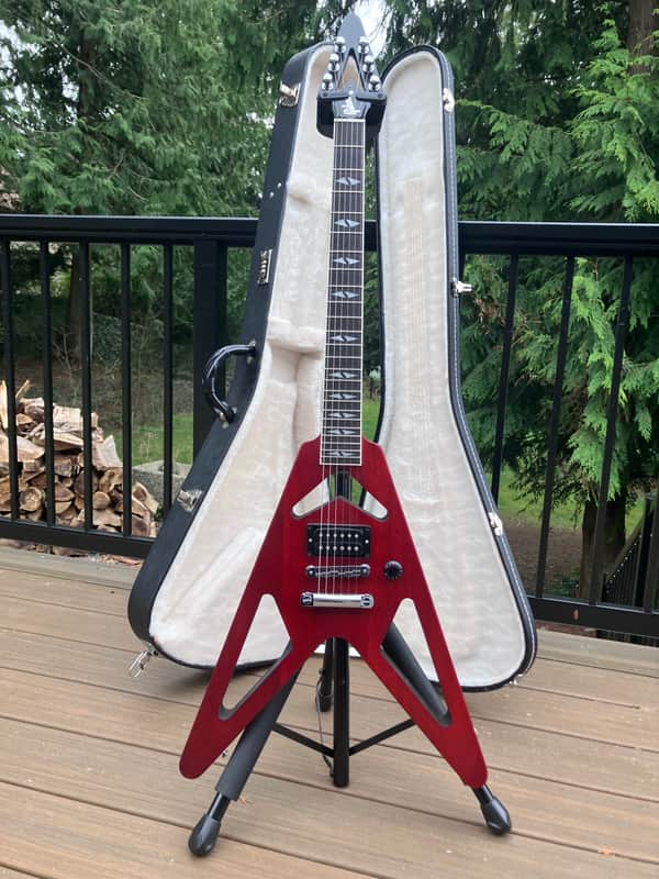 Gibson Flying V The Holy V 2009 - Satin Nitro Cherry image 1
