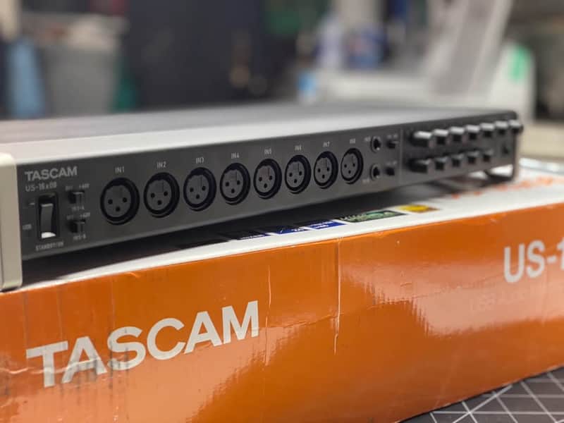 TASCAM US-16x08 USB Audio Interface/Mic Preamp 2014 - Present - Black image 1