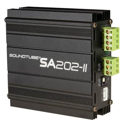 SoundTube SA202-II Class AB Mini Amplifier with 15V Power Supply, Black image 3