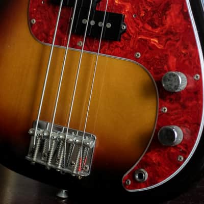 Fender PB-62 Precision Bass Reissue MIJ Made in Japan 1993 Sunburst image 6