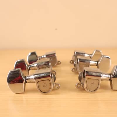 Vintage 1970's Schaller W. Germany 3x3 Chrome Tuners for Les Paul SG ES-335 image 5