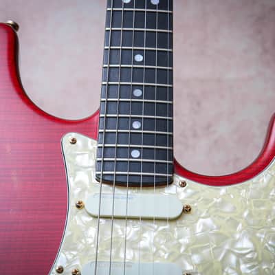 FENDER USA Custom Shop Stratocaster Plus Ultra Set-Neck *John Page "Cherry Red + Ebony" (1992)(Reserved) image 4
