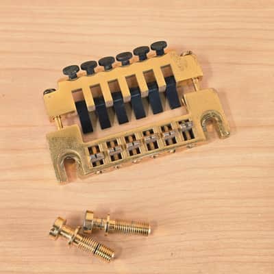 RARE Schaller 456 Gibson LP SG Fine Tuning Bridge Tailpiece Gold Iommi Old Boy image 5