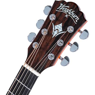 Washburn G12FCE Comfort Series Grand Auditorium Acoustic-Electric Guitar Sunburst image 11