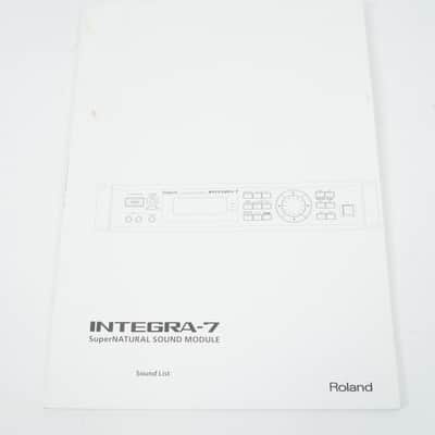 Roland INTEGRA-7 Super NATURAL 12 SRX Expansions Flagship Sound Module 100-240V EXCELLENT image 14