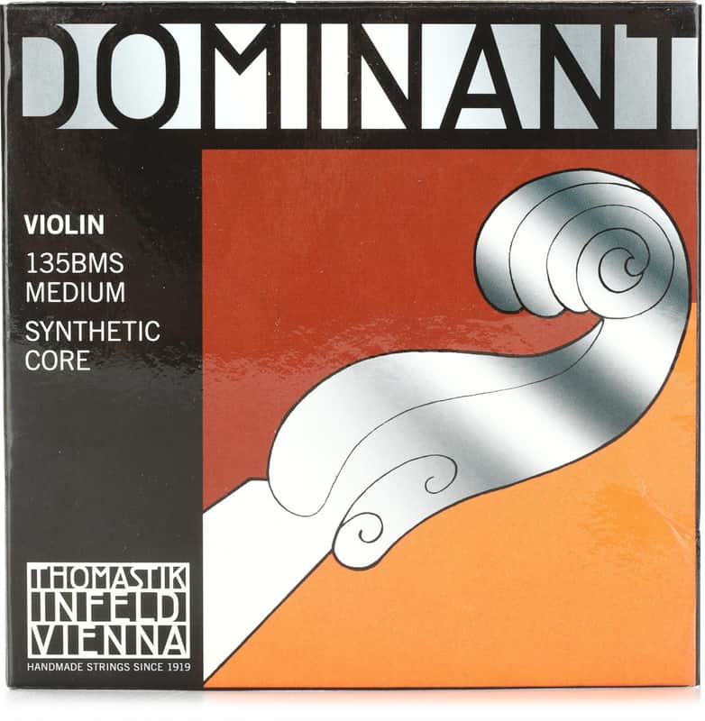 Thomastik-Infeld 135BMS Dominant Violin String Set - 4/4-size with Plain Steel Loop-end E image 1