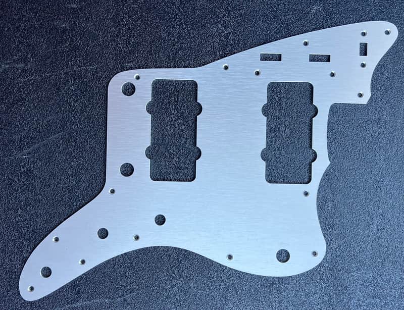 Vintage-Style Jazzmaster 13-Hole Aluminum Pickguard image 1