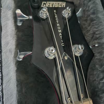 Gretsch G5442BDC Electromatic Hollow Body Short Scale Bass 2013 - Present - Transparent Red image 12