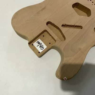Left Handed Alder Wood Unfinished Telecaster Tele Style Guitar Body image 4