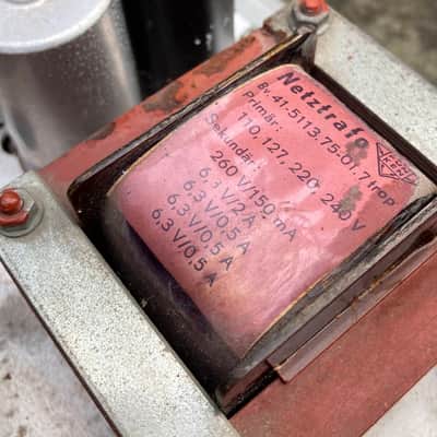 Telefunken Ela v 304 - 10 W Amplifier - ECC83 , EL84 image 4