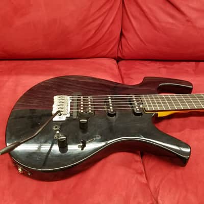 Parker P-40 Electric Guitar HSS with piezo pickup Trans Black | Reverb