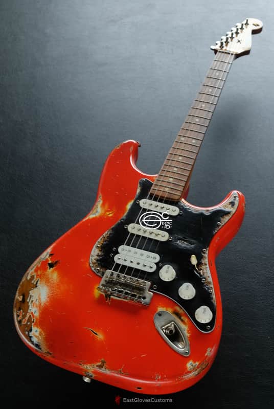 Fender Stratocaster Orange S/S/H Heavy Aged Relic image 1