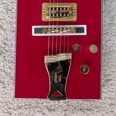 Gretsch G6138 Bo Diddley, "G" Cutout Tailpiece, Ebony Fingerboard, Firebird Red image 8