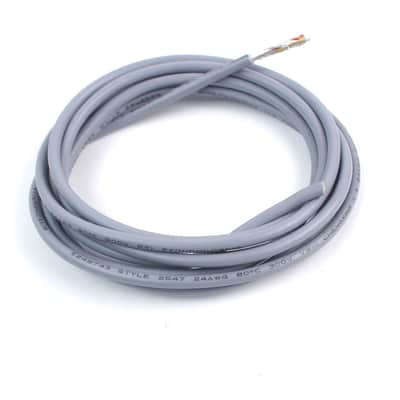 3-Conductor Shielded Guitar Circuit Wire hookup wire 6-Foot 24 AWG ,Gray Bild 2