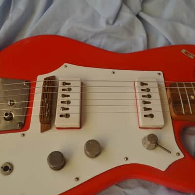 60s vintage Futurama II Electric Guitar image 7