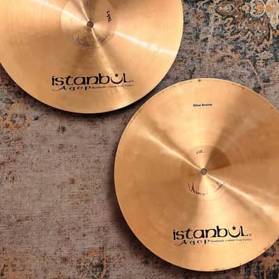 Istanbul AGOP JOEY WARONKER Hihats 14” 778 1112 g CLEAN! Responsive & Complex! Why Pay $607?? image 6