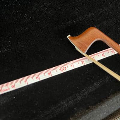 Antique vintage Conrad Gotz*** 3 star bow Violin Bow - grafted, repaired, and just a bit longer image 20