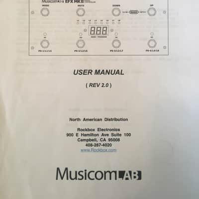 MusicomLab EFX MKII Loop/MIDI Switcher image 4