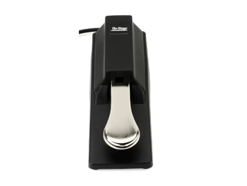 On-Stage KSP100 Universal Keyboard Sustain Pedal 2010s - Black/Chrome image 1