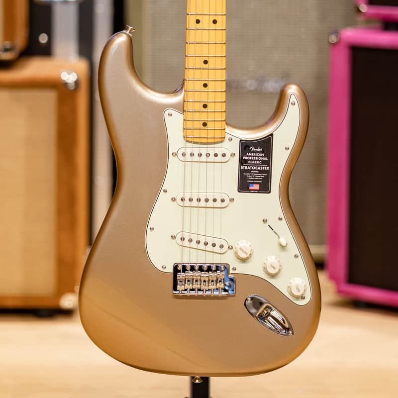 Fender American Professional Classic Stratocaster - Faded Firemist Gold