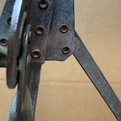 Vintage Snare Drum Stand – Adjustable Tripod – Project / Parts – Poor Condition image 14