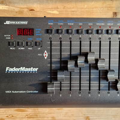 RARE JL Cooper Fadermaster Pro 2000s - Metallic Grey - Fader Master 100 mm Professional MIDI Automation Controller - BRIGHTON image 1
