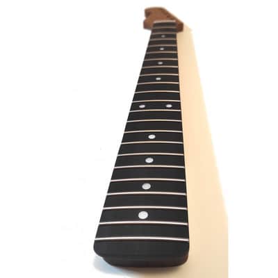 LEFT HANDED 22 frets Satin Nitro varnished Roasted Mapple Strat Neck with rosewo image 5