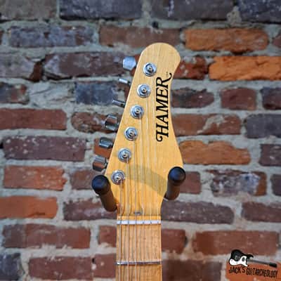 Hamer USA S-Style w/ Duncan Rails & Scalloped Neck (1993 - Cobalt Blue) image 5
