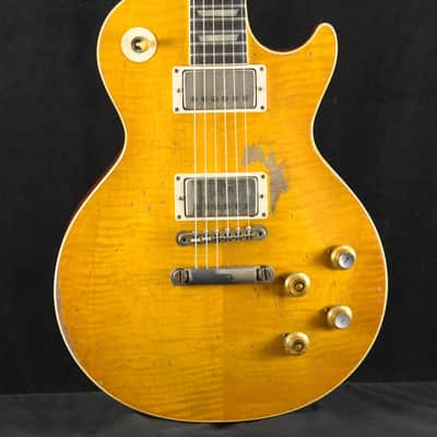 Gibson Murphy Lab Kirk Hammett "Greeny" 1959 Les Paul Standard Indian Rosewood Greeny Burst Ultra Heavy Aged image 1