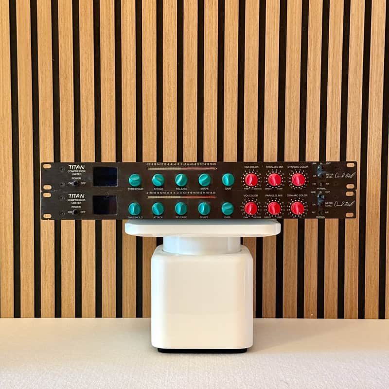 Dave Hill Designs Titan Compressor Limiter Stereo Pair 2010s - Black image 1