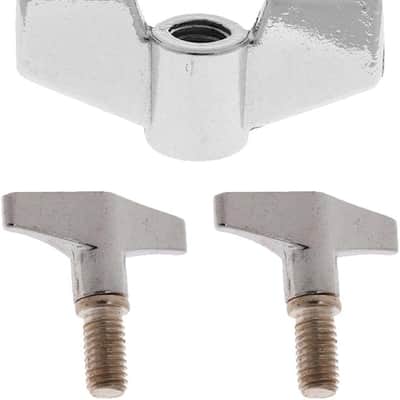 Drum Cymbal Stand Wing Nuts with Hand Knob Screw Replacement,3Pcs Cymbal Kit,Cymbal Replacement Accessories for Drummer image 1